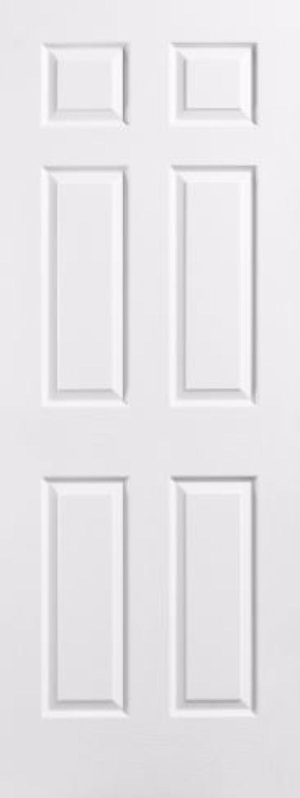 24″ x 78″ 6-Panel Interior Door – White