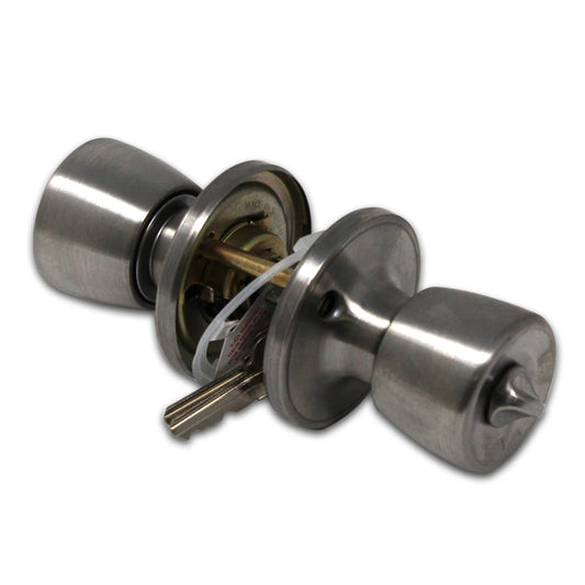 Lock with No Striker Plate or Bolt – Stainless Steel