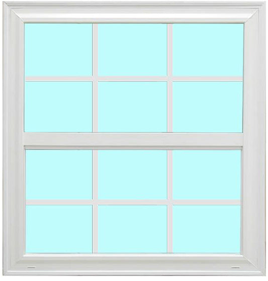 30" X 53.875" VINYL WINDOW 6/6 GRIDS